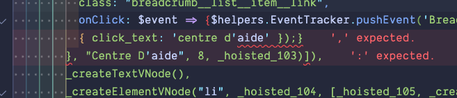 JS Error in VS Code